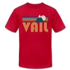 Vail, Colorado T-Shirt - Retro Mountain Unisex Vail T Shirt - red