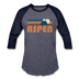 Aspen, Colorado Baseball T-Shirt - Retro Mountain Unisex Aspen Raglan T Shirt - heather blue/navy