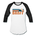 Banff, Canada Baseball T-Shirt - Retro Mountain Unisex Banff Raglan T Shirt - white/black