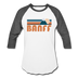 Banff, Canada Baseball T-Shirt - Retro Mountain Unisex Banff Raglan T Shirt - white/charcoal