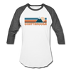 Chattanooga, Tennessee Baseball T-Shirt - Retro Mountain Unisex Chattanooga Raglan T Shirt