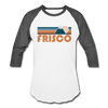 Frisco, Colorado Baseball T-Shirt - Retro Mountain Unisex Frisco Raglan T Shirt