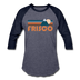 Frisco, Colorado Baseball T-Shirt - Retro Mountain Unisex Frisco Raglan T Shirt - heather blue/navy