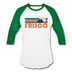 Frisco, Colorado Baseball T-Shirt - Retro Mountain Unisex Frisco Raglan T Shirt - white/kelly green