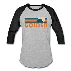 Golden, Colorado Baseball T-Shirt - Retro Mountain Unisex Golden Raglan T Shirt