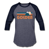 Golden, Colorado Baseball T-Shirt - Retro Mountain Unisex Golden Raglan T Shirt