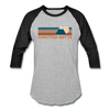Crested Butte, Colorado Baseball T-Shirt - Retro Mountain Unisex Crested Butte Raglan T Shirt