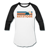 Keystone, Colorado Baseball T-Shirt - Retro Mountain Unisex Keystone Raglan T Shirt