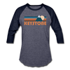 Keystone, Colorado Baseball T-Shirt - Retro Mountain Unisex Keystone Raglan T Shirt
