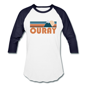 Ouray, Colorado Baseball T-Shirt - Retro Mountain Unisex Ouray Raglan T Shirt