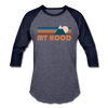 Mount Hood, Oregon Baseball T-Shirt - Retro Mountain Unisex Mount Hood Raglan T Shirt
