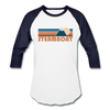 Steamboat, Colorado Baseball T-Shirt - Retro Mountain Unisex Steamboat Raglan T Shirt