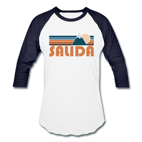 Salida, Colorado Baseball T-Shirt - Retro Mountain Unisex Salida Raglan T Shirt