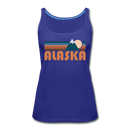 Alaska Women’s Tank Top - Retro Mountain Women’s Alaska Tank Top - royal blue