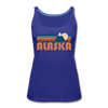 Alaska Women’s Tank Top - Retro Mountain Women’s Alaska Tank Top - royal blue