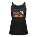 Alaska Women’s Tank Top - Retro Mountain Women’s Alaska Tank Top - charcoal gray