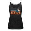 Alaska Women’s Tank Top - Retro Mountain Women’s Alaska Tank Top - charcoal gray