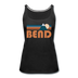 Bend, Oregon Women’s Tank Top - Retro Mountain Women’s Bend Tank Top - black