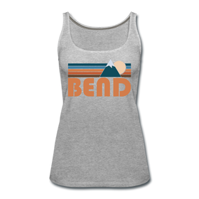 Bend, Oregon Women’s Tank Top - Retro Mountain Women’s Bend Tank Top