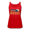 Bend, Oregon Women’s Tank Top - Retro Mountain Women’s Bend Tank Top