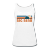 Big Bear, California Women’s Tank Top - Retro Mountain Women’s Big Bear Tank Top - white
