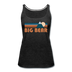 Big Bear, California Women’s Tank Top - Retro Mountain Women’s Big Bear Tank Top - charcoal gray