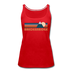 Breckenridge, Colorado Women’s Tank Top - Retro Mountain Women’s Breckenridge Tank Top - red