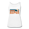 Aspen, Colorado Women’s Tank Top - Retro Mountain Women’s Aspen Tank Top - white