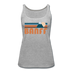 Banff, Canada Women’s Tank Top - Retro Mountain Women’s Banff Tank Top - heather gray
