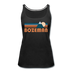 Bozeman, Montana Women’s Tank Top - Retro Mountain Women’s Bozeman Tank Top - black