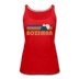 Bozeman, Montana Women’s Tank Top - Retro Mountain Women’s Bozeman Tank Top - red