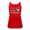 Bozeman, Montana Women’s Tank Top - Retro Mountain Women’s Bozeman Tank Top