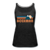 Bozeman, Montana Women’s Tank Top - Retro Mountain Women’s Bozeman Tank Top - charcoal gray