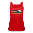 Jackson Hole, Wyoming Women’s Tank Top - Retro Mountain Women’s Jackson Hole Tank Top - red