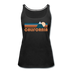 California Women’s Tank Top - Retro Mountain Women’s California Tank Top - black