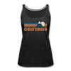 California Women’s Tank Top - Retro Mountain Women’s California Tank Top - charcoal gray