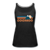 Colorado Women’s Tank Top - Retro Mountain Women’s Colorado Tank Top - black