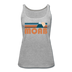 Moab, Utah Women’s Tank Top - Retro Mountain Women’s Moab Tank Top - heather gray