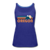Oregon Women’s Tank Top - Retro Mountain Women’s Oregon Tank Top - royal blue