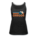 Oregon Women’s Tank Top - Retro Mountain Women’s Oregon Tank Top - charcoal gray