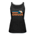 Oregon Women’s Tank Top - Retro Mountain Women’s Oregon Tank Top - charcoal gray
