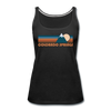 Colorado Springs, Colorado Women’s Tank Top - Retro Mountain Women’s Colorado Springs Tank Top - black
