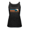 Colorado Springs, Colorado Women’s Tank Top - Retro Mountain Women’s Colorado Springs Tank Top - charcoal gray