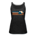 Colorado Springs, Colorado Women’s Tank Top - Retro Mountain Women’s Colorado Springs Tank Top - charcoal gray