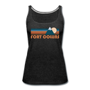 Fort Collins, Colorado Women’s Tank Top - Retro Mountain Women’s Fort Collins Tank Top - charcoal gray