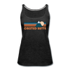 Crested Butte, Colorado Women’s Tank Top - Retro Mountain Women’s Crested Butte Tank Top