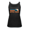 Estes Park, Colorado Women’s Tank Top - Retro Mountain Women’s Estes Park Tank Top