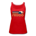 Frisco, Colorado Women’s Tank Top - Retro Mountain Women’s Frisco Tank Top - red