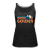 Golden, Colorado Women’s Tank Top - Retro Mountain Women’s Golden Tank Top