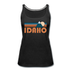 Idaho Women’s Tank Top - Retro Mountain Women’s Idaho Tank Top - black